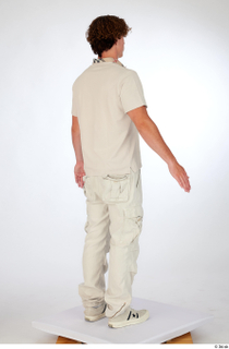 Lyle a-pose beige cargo pants beige polo t shirt beige…